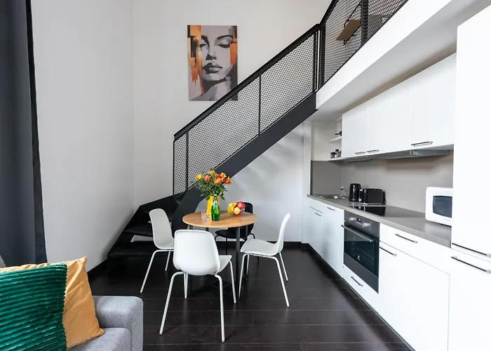 Apartman Loft Spacious In Prága