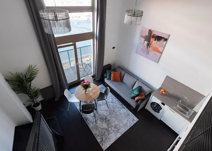 Apartman Loft Spacious In Prága