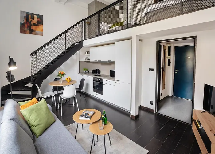Apartman Loft Spacious In Prága