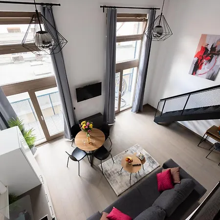 Loft Spacious In Lägenhet Prag