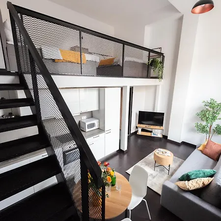 Appartement Loft Spacious In Praag